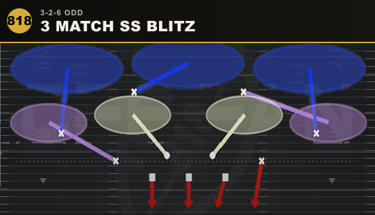 3 MATCH SS BLITZ from 3-2-6 Odd