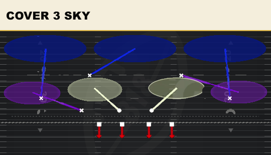 COVER 3 SKY from 3-3 Wide Jack