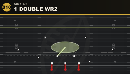 1 DOUBLE WR2 from Dime 3-2