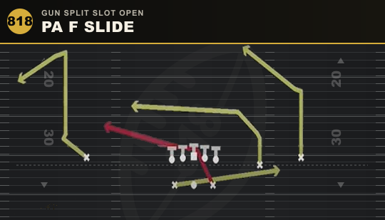 PA F SLIDE from Gun Split Slot Open