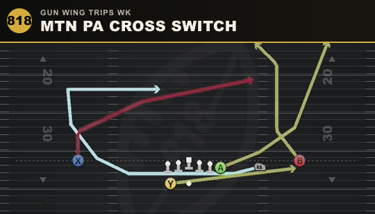MTN PA CROSS SWITCH from Gun Wing Trips Wk