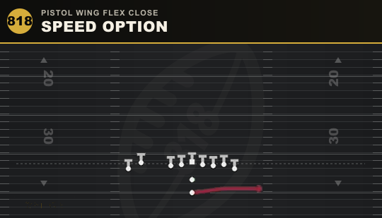 SPEED OPTION from Pistol Wing Flex Close