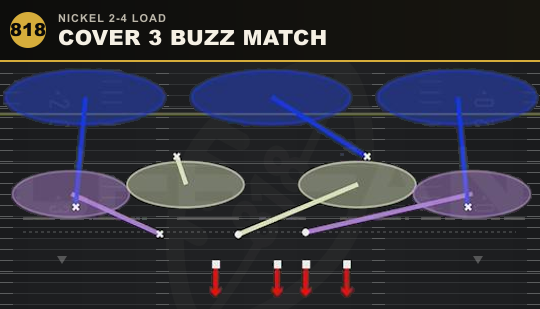 COVER 3 BUZZ MATCH from Nickel 2-4 Load