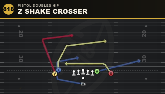 Z SHAKE CROSSER from Pistol Doubles Hip