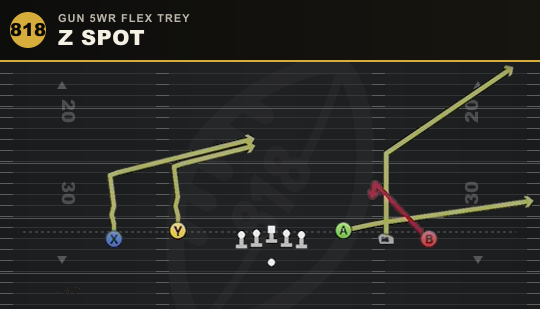 Z SPOT from Gun 5WR Flex Trey