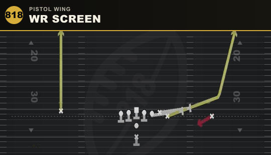 WR SCREEN from Pistol Wing