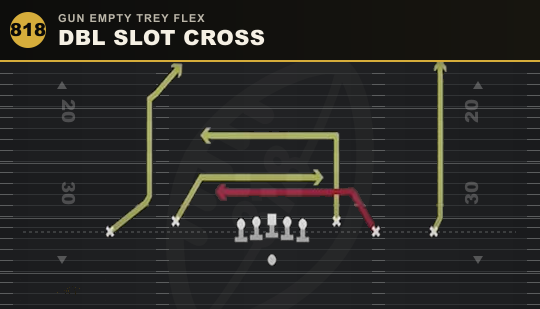 DBL SLOT CROSS from Gun Empty Trey Flex