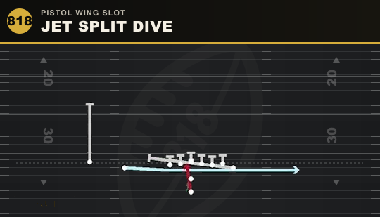 JET SPLIT DIVE from Pistol Wing Slot