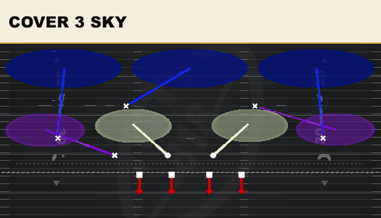COVER 3 SKY from 2-4 Wide