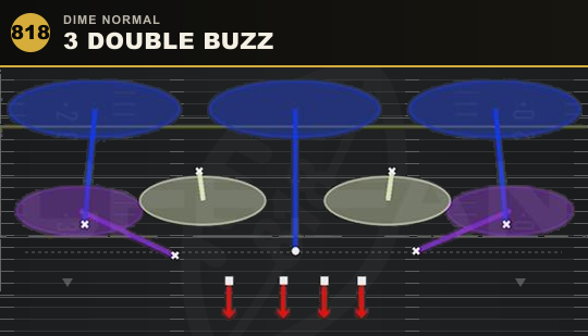 3 DOUBLE BUZZ from Dime Normal