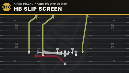 HB SLIP SCREEN from Singleback Doubles Off Close