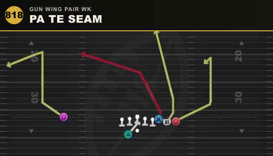 PA TE SEAM from Gun Wing Pair Wk