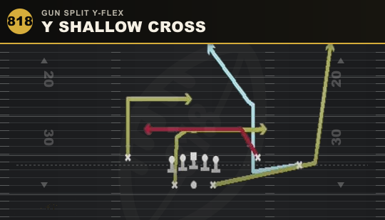 Y SHALLOW CROSS from Gun Split Y-Flex