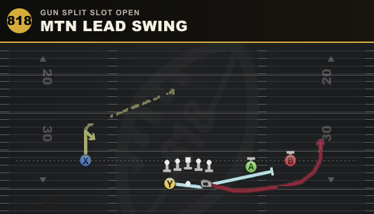 MTN LEAD SWING from Gun Split Slot Open