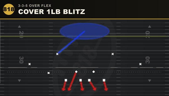 COVER 1LB BLITZ from 3-3-5 Over Flex