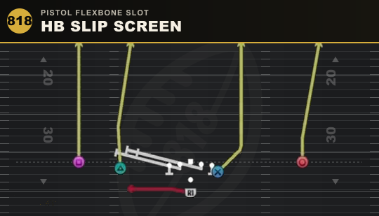 HB SLIP SCREEN from Pistol Flexbone Slot