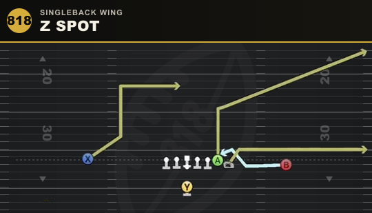 Z SPOT from Singleback Wing