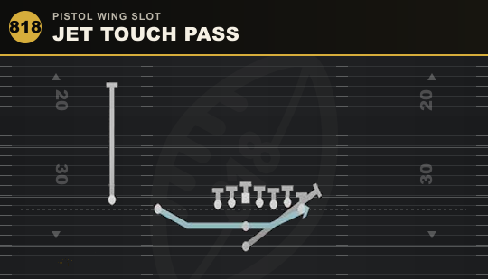 JET TOUCH PASS from Pistol Wing Slot