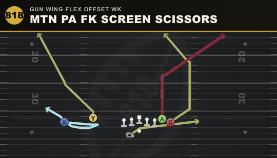 MTN PA FK SCREEN SCISSORS from Gun Wing Flex Offset Wk