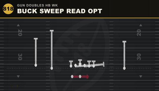 BUCK SWEEP READ OPT from Gun Doubles HB Wk