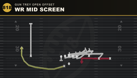 WR MID SCREEN from Gun Trey Open Offset
