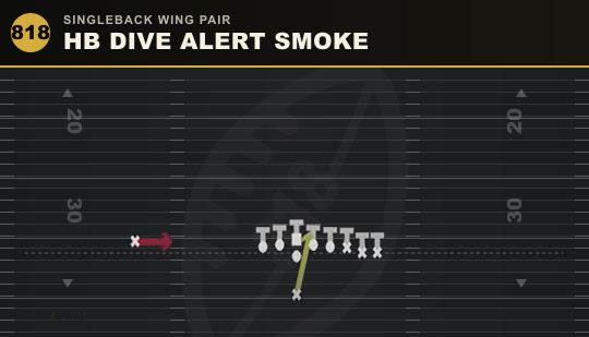 HB DIVE ALERT SMOKE from Singleback Wing Pair