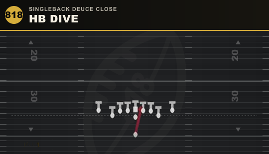 HB DIVE from Singleback Deuce Close