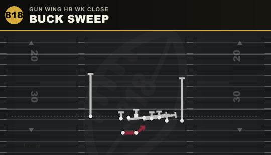 BUCK SWEEP from Gun Wing HB Wk Close
