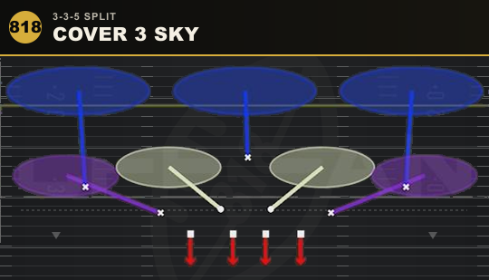 COVER 3 SKY from 3-3-5 Split