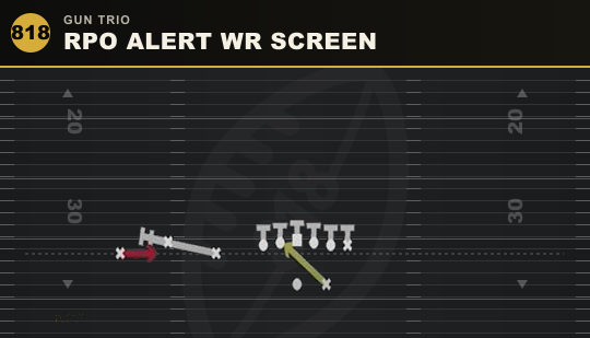 RPO ALERT WR SCREEN from Gun Trio