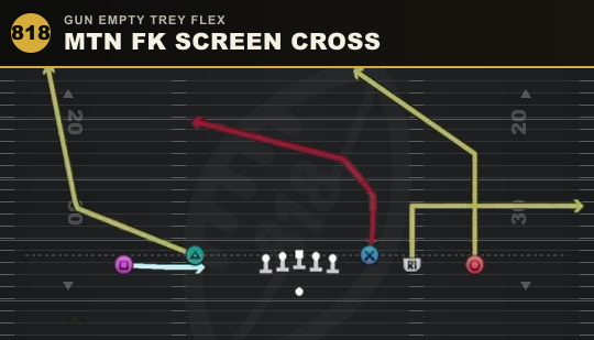 MTN FK SCREEN CROSS from Gun Empty Trey Flex