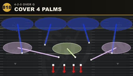 COVER 4 PALMS from 4-2-5 Over G
