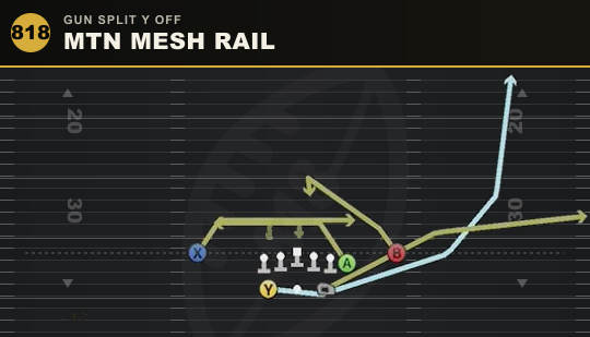 MTN MESH RAIL from Gun Split Y Off